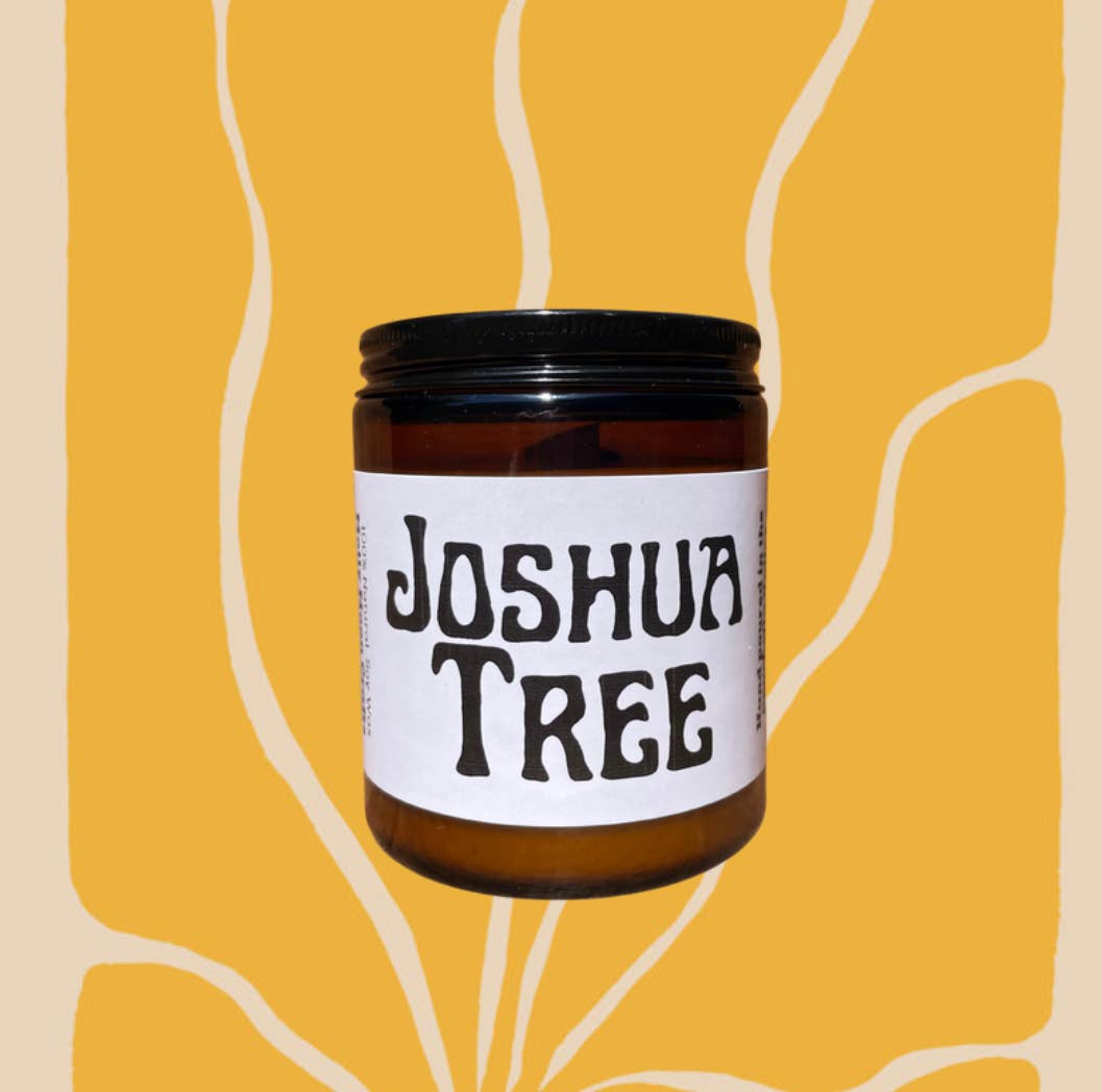 Joshua Tree Candle: 9 oz Amber Jar by Molly Moon Crafts