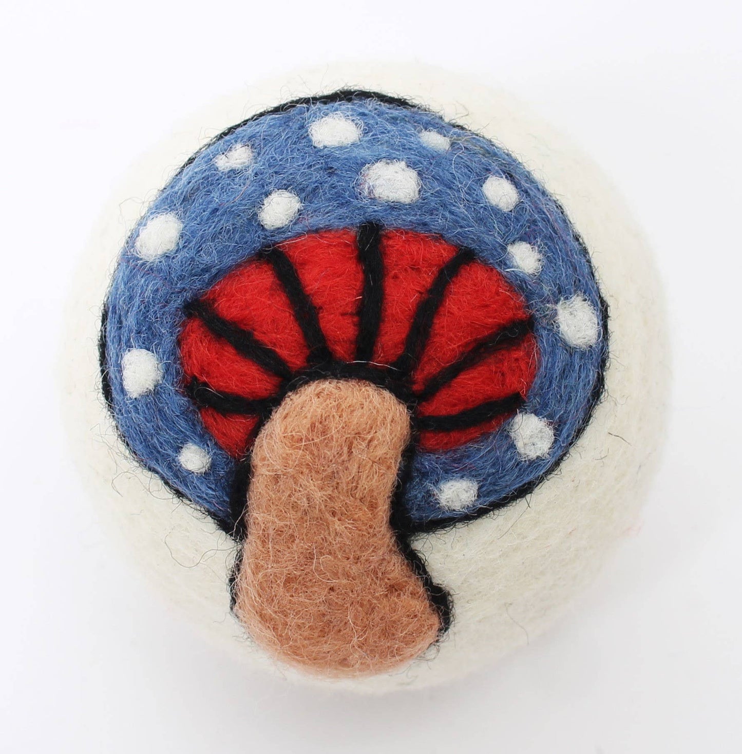 Mushrooms: Eco Wool Dryer Balls Fair Trade: Colorful Mushroom