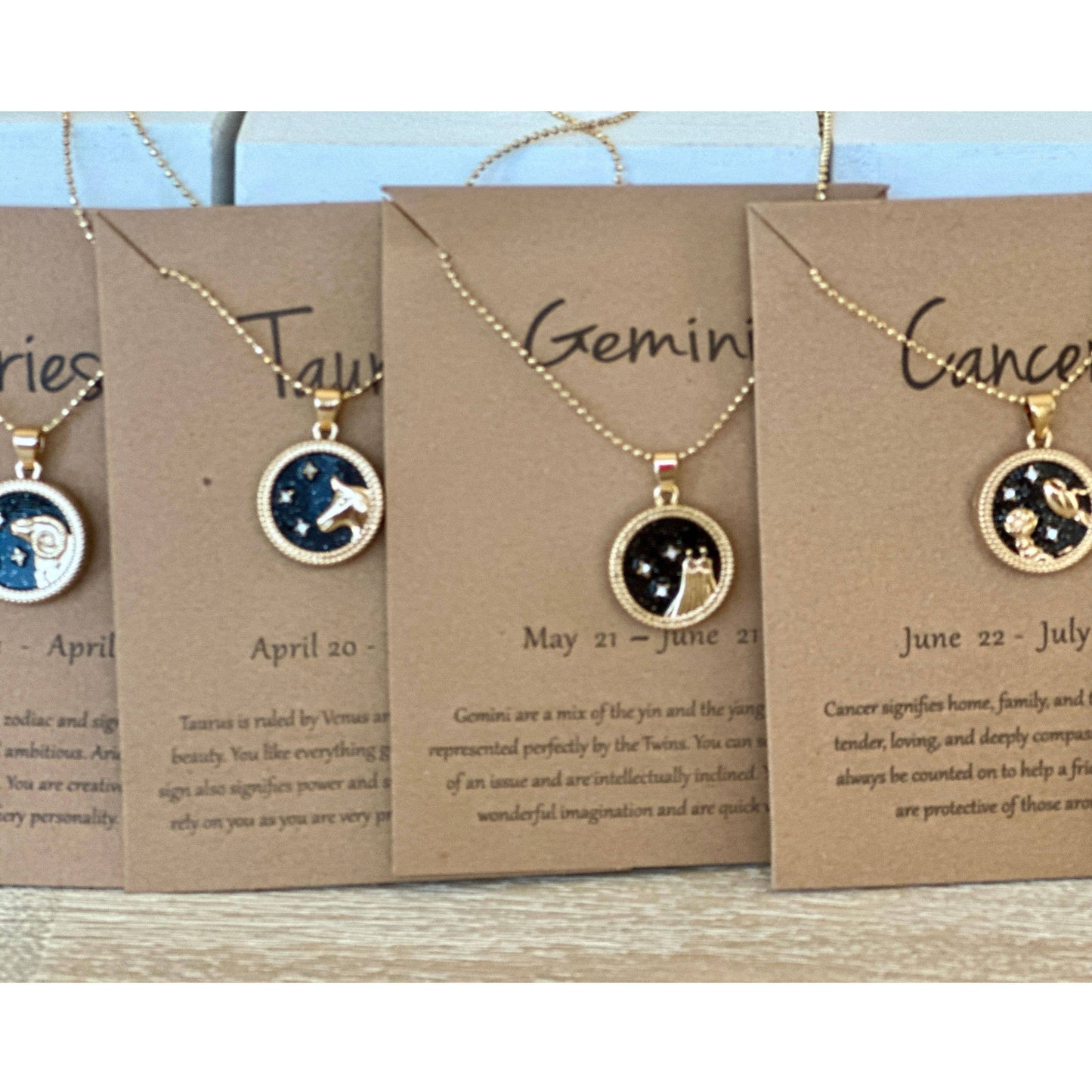Zodiac Sign Necklace Set of 36