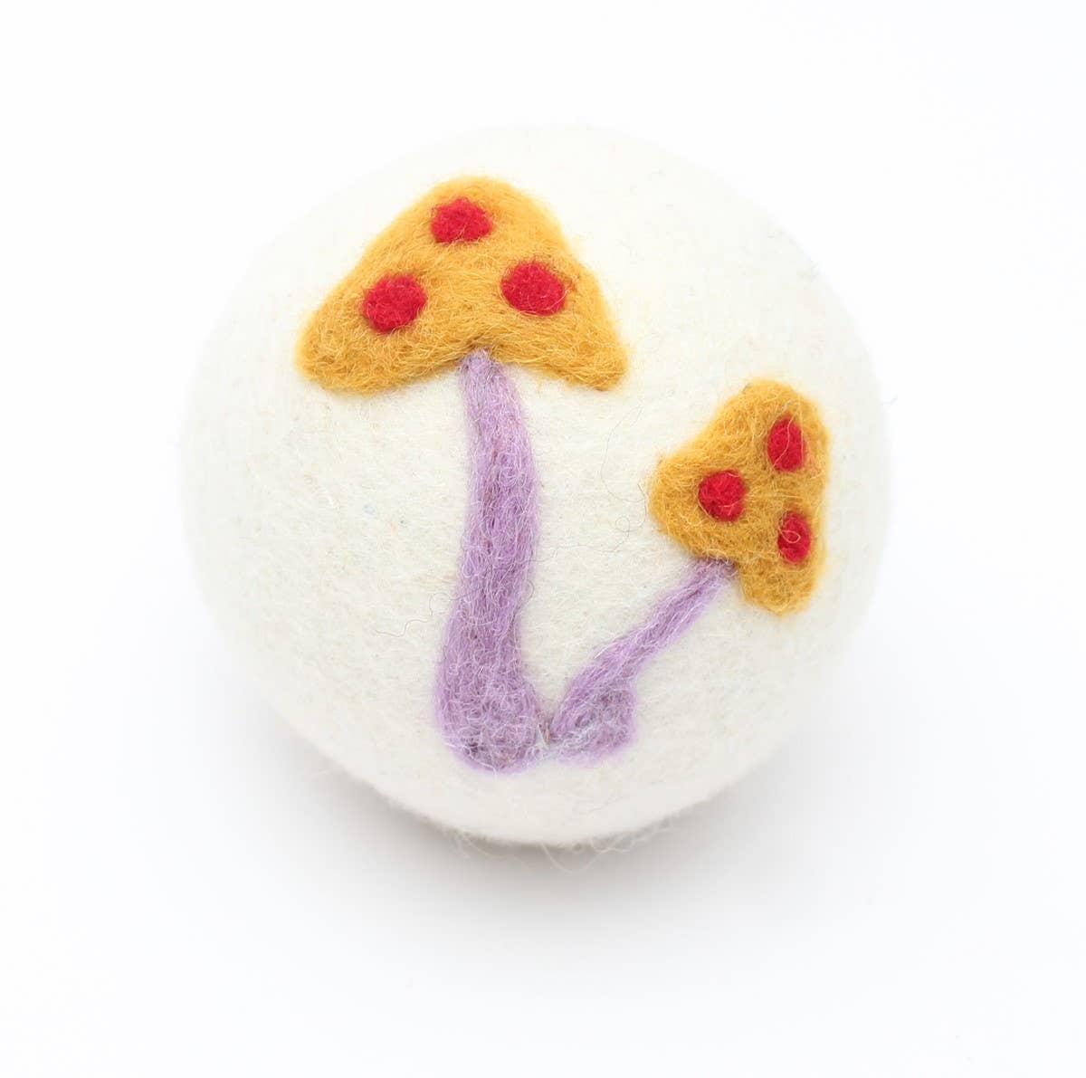 Mushrooms: Eco Wool Dryer Balls Fair Trade: Colorful Mushroom