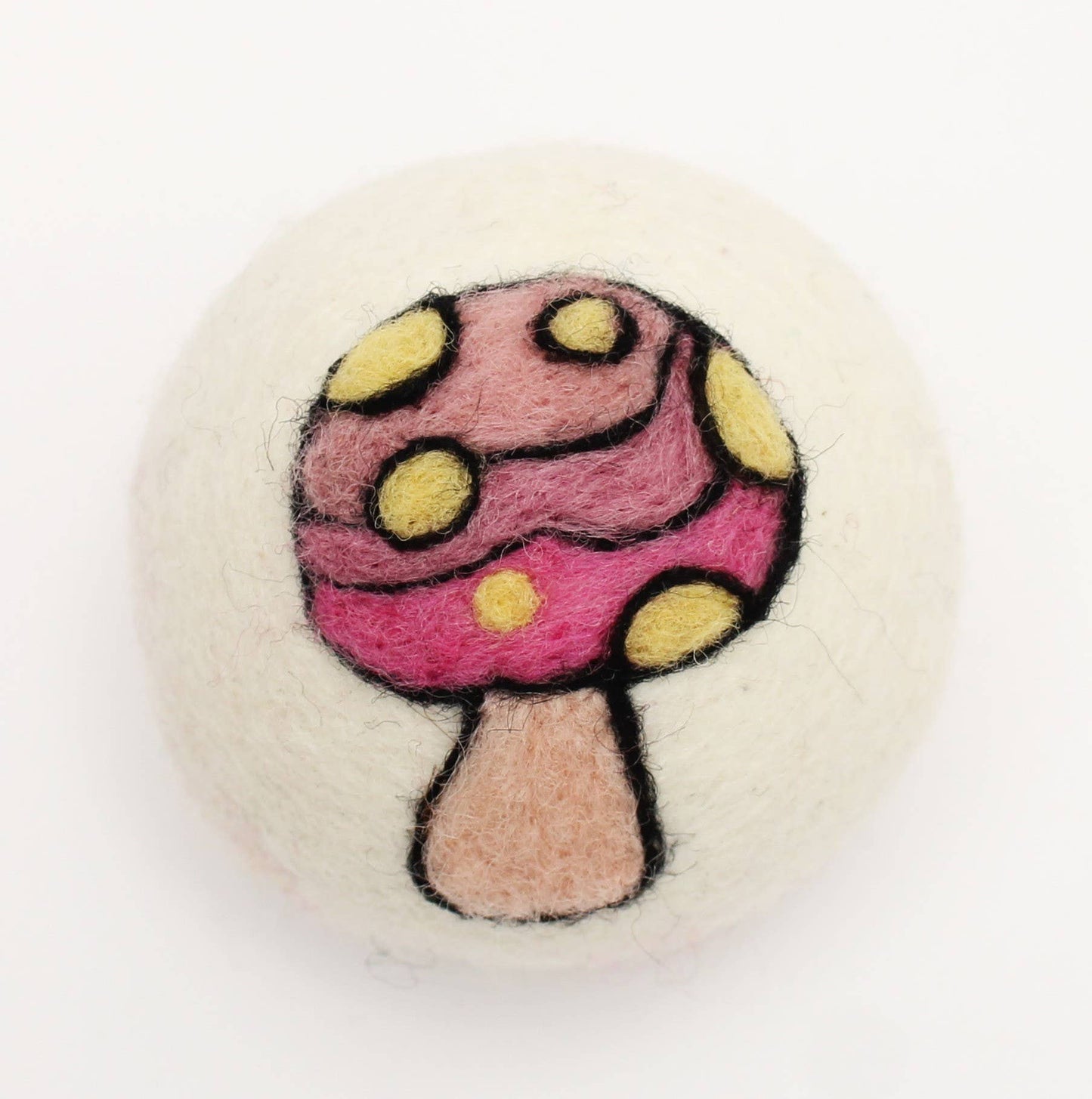 Mushrooms: Eco Wool Dryer Balls Fair Trade: Colorful Mushroom