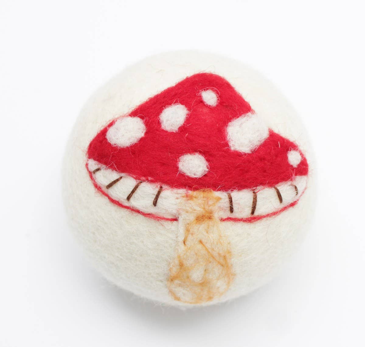 Mushrooms: Eco Wool Dryer Balls Fair Trade: Colorful Mushroom