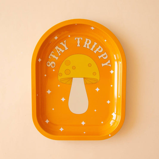 Stay Trippy Mushroom Rolling Tray