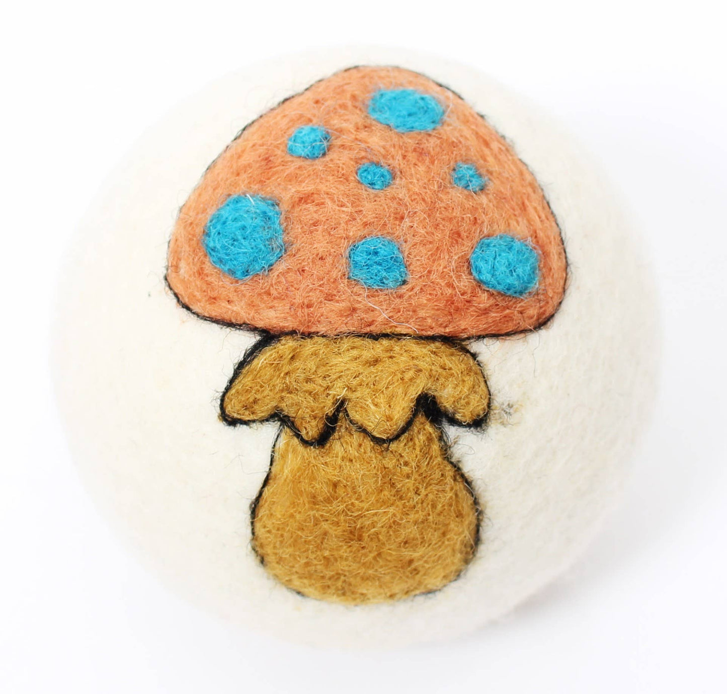 Mushrooms: Eco Wool Dryer Balls Fair Trade: Colorful Mushroom